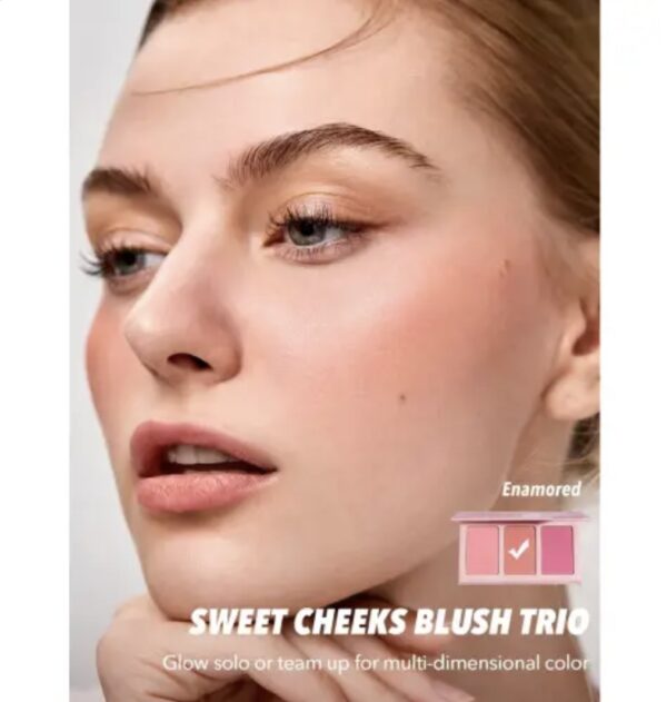 پالت رژگونه سه رنگ شیگلم مدل SWEET CHEEKS Sheglam Sweet Cheeks Blush Palette - Image 3