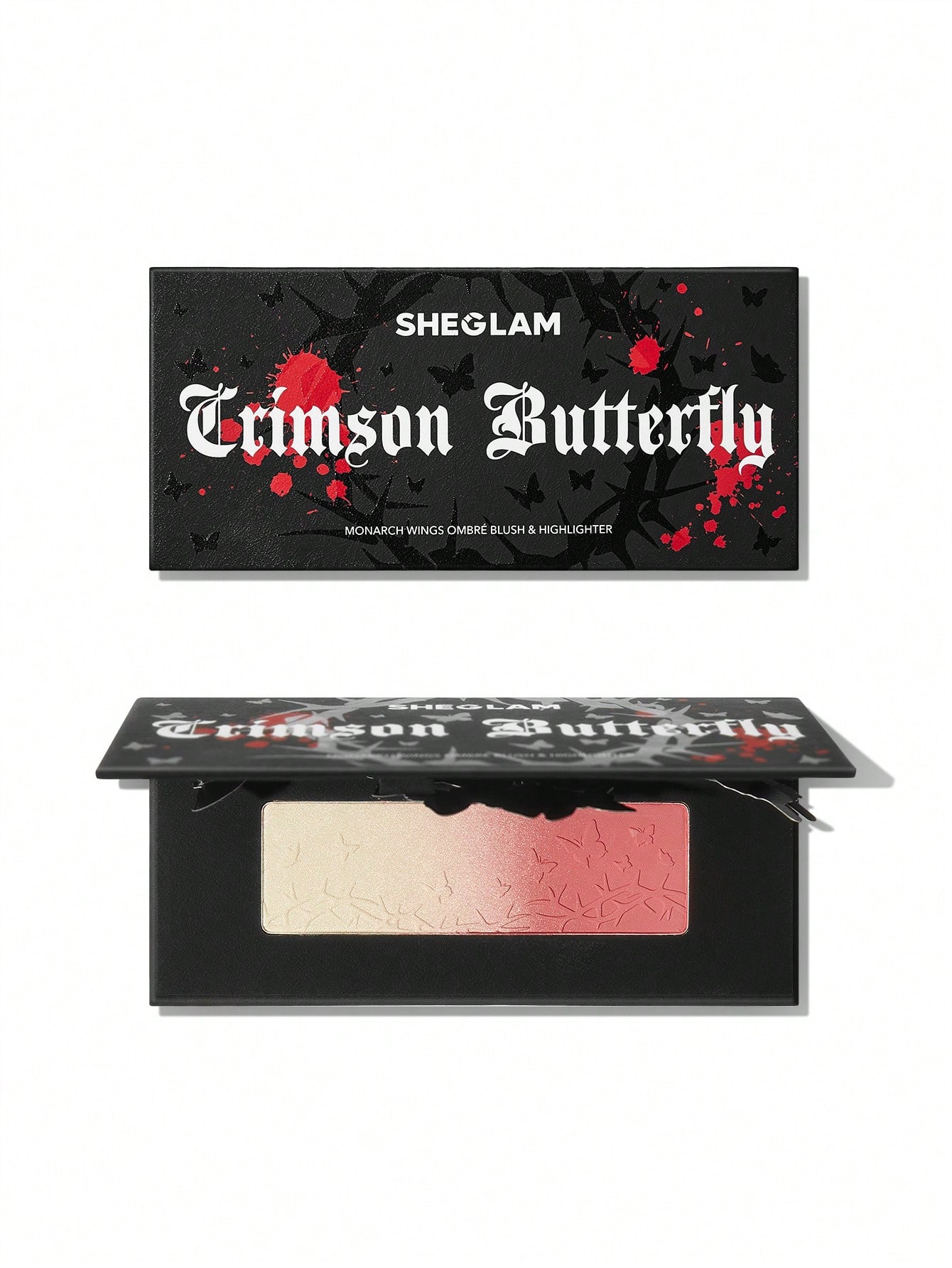 رژ گونه و هایلایتر پروانه شیگلم Sheglam مدل Monarch Wings Ombre