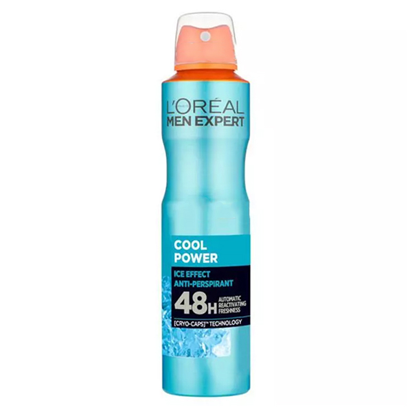 اسپری ضد تعریق مردانه کول پاور لورال Loreal cool power 250Ml
