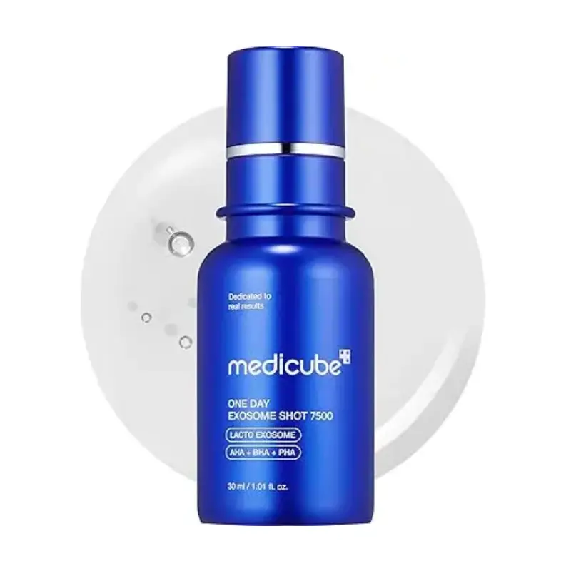 سرم اگزوزوم شات ۷۵۰۰ مدی کیوب Medicube One Day Exosome Shot Pore Ampoule 7500